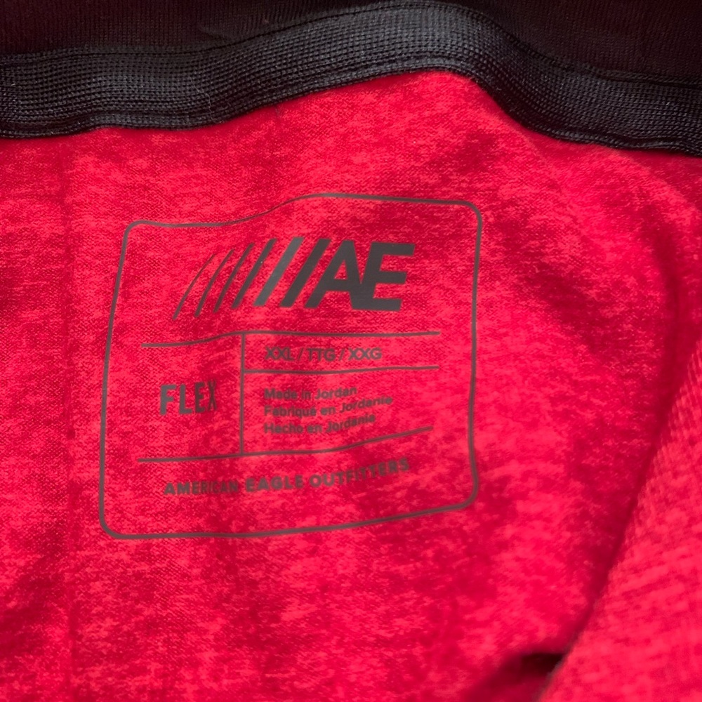 American Eagle Active Flex Red Pullover Hoodie Xxl - image 6
